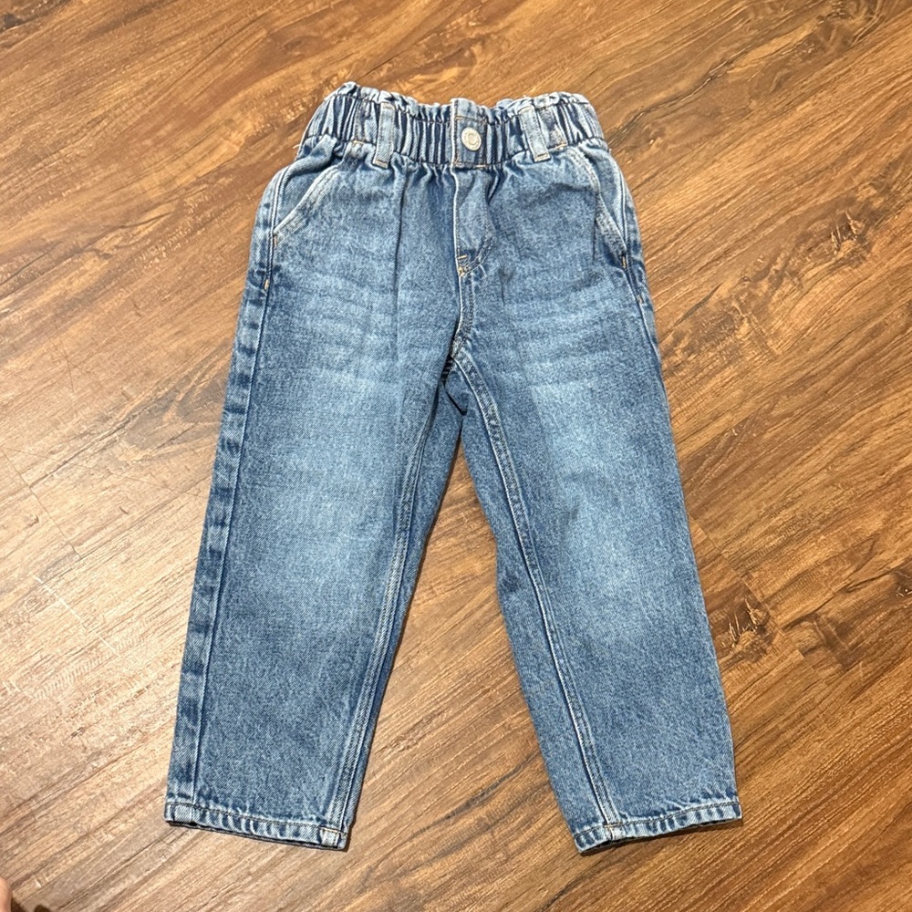 H&M Kids Light Blue Elastic Waist Jeans